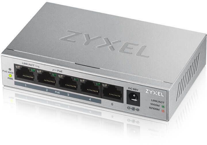 ZYXEL GS1005-HP 5-Port GbE Unmanaged PoE Switch